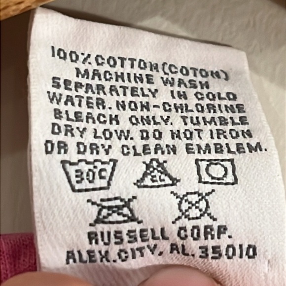 RUSSELL ATHLETIC Vintage 90s Cotton Tank Top Sleeveless USA Made Medium Button - Picture 2 of 6